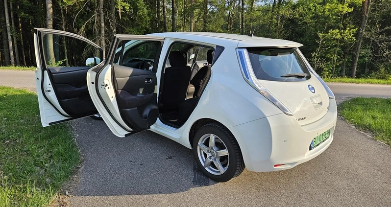 Nissan Leaf cena 44000 przebieg: 85500, rok produkcji 2017 z Olsztynek małe 92